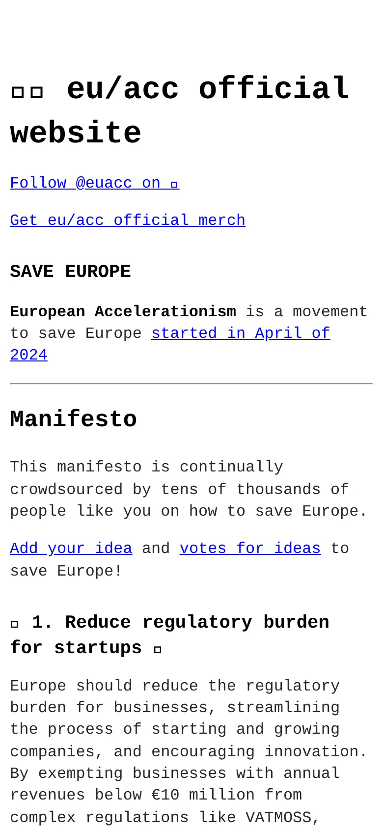 Mobile view of euacc.com