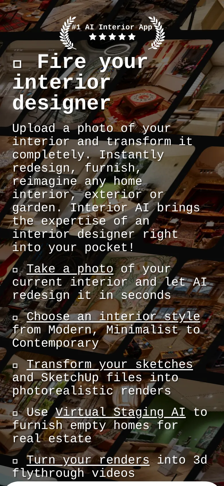 Mobile view of interiorai.com