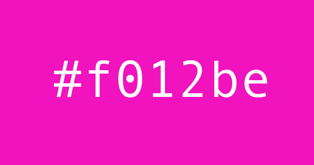A pink color